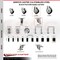 Service Caster 4 Inch 316SS Black Polyurethane Swivel 1-7/8 Inch Expanding Stem Caster Set SCC SCC-SS316EX20S414-PPUB-BLK-178-4 - alternate 4